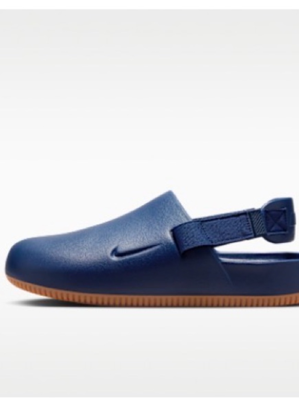 Men’s Nike Calm Mule- Navy with Gum Sole
